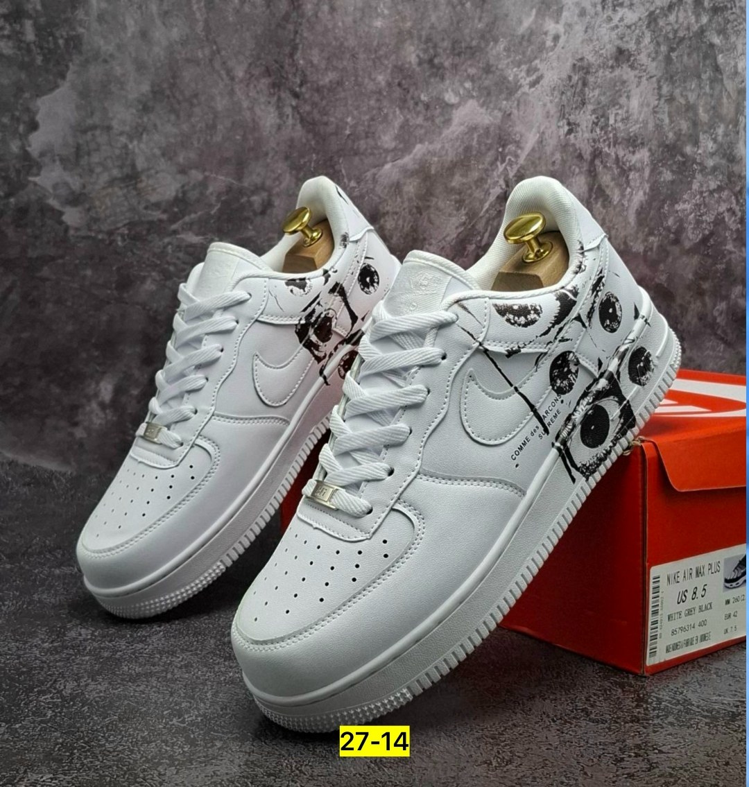 nike air force 1 cdg x supreme,кроссовки,кроссовки nike air force 1,кроссовки nike air force 1 supreme,модные мужские кроссовки