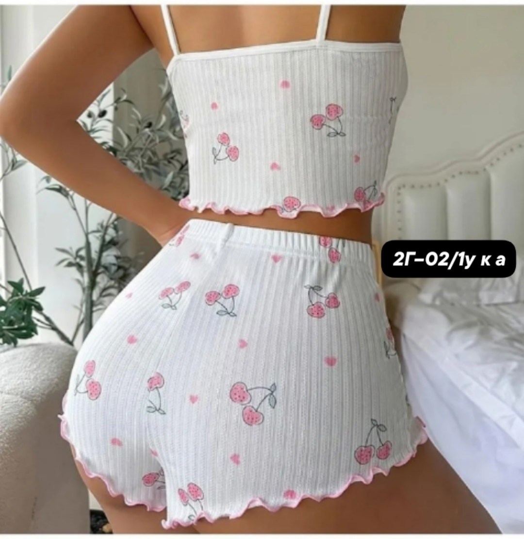пижама женская,пижама женская с шортами и топ,пижама женская vitoricci,красивая женская пижама,женские пижамные комплекты