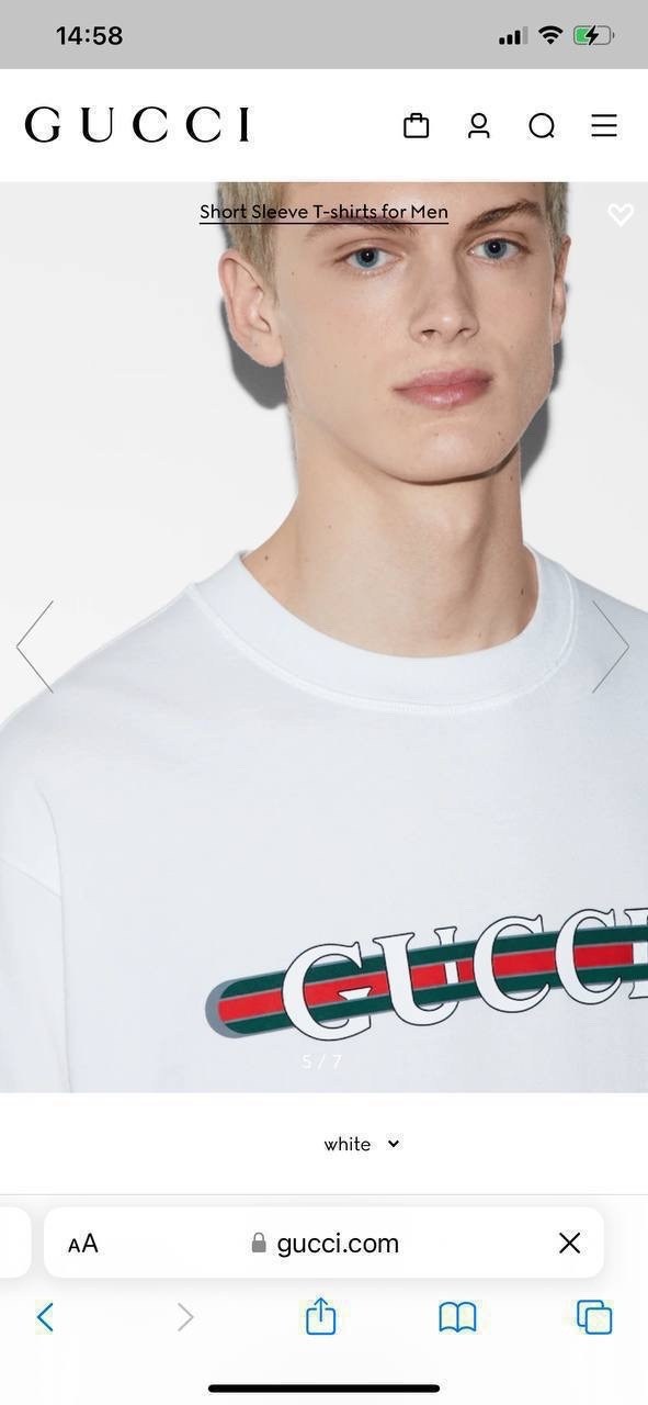 футболка из хлопкового джерси с логотипом gucci,gucci футболка,футболка из хлопкового джерси с логотипом,футболки гуччи,футболка с логотипом