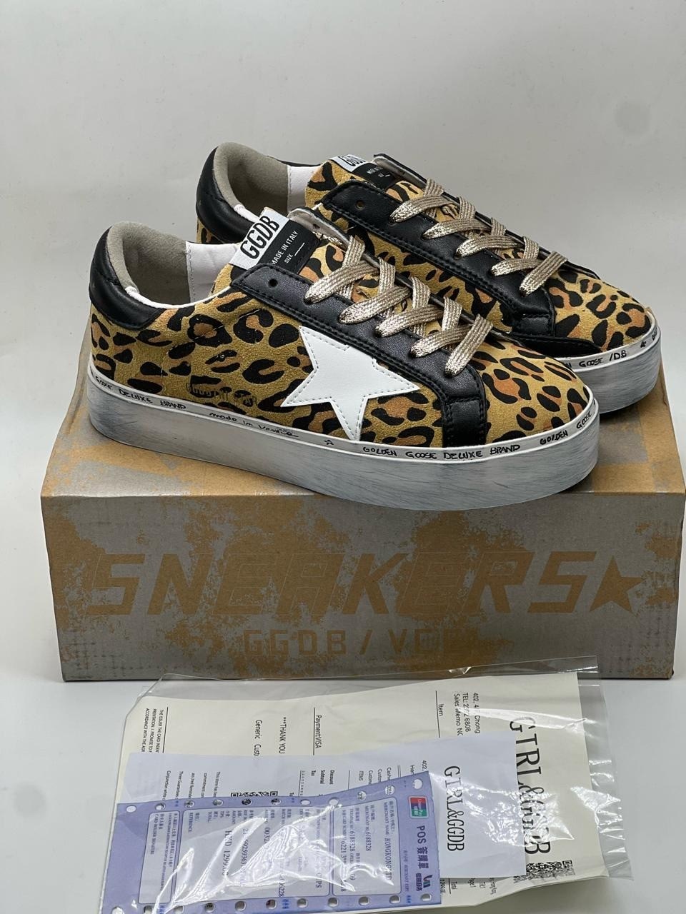 golden goose леопардовые,кеды golden goose,кеды golden goose 'superstar' leopard,,кожаные кеды superstar golden goose deluxe brand