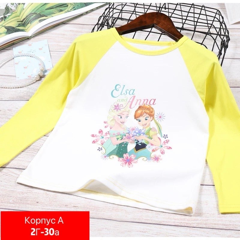 кофта с эльзой для девочек,кофта для девочек,кофта холодное сердце для девочки,детский джемпер,футболка с длинным рукавом для девочки