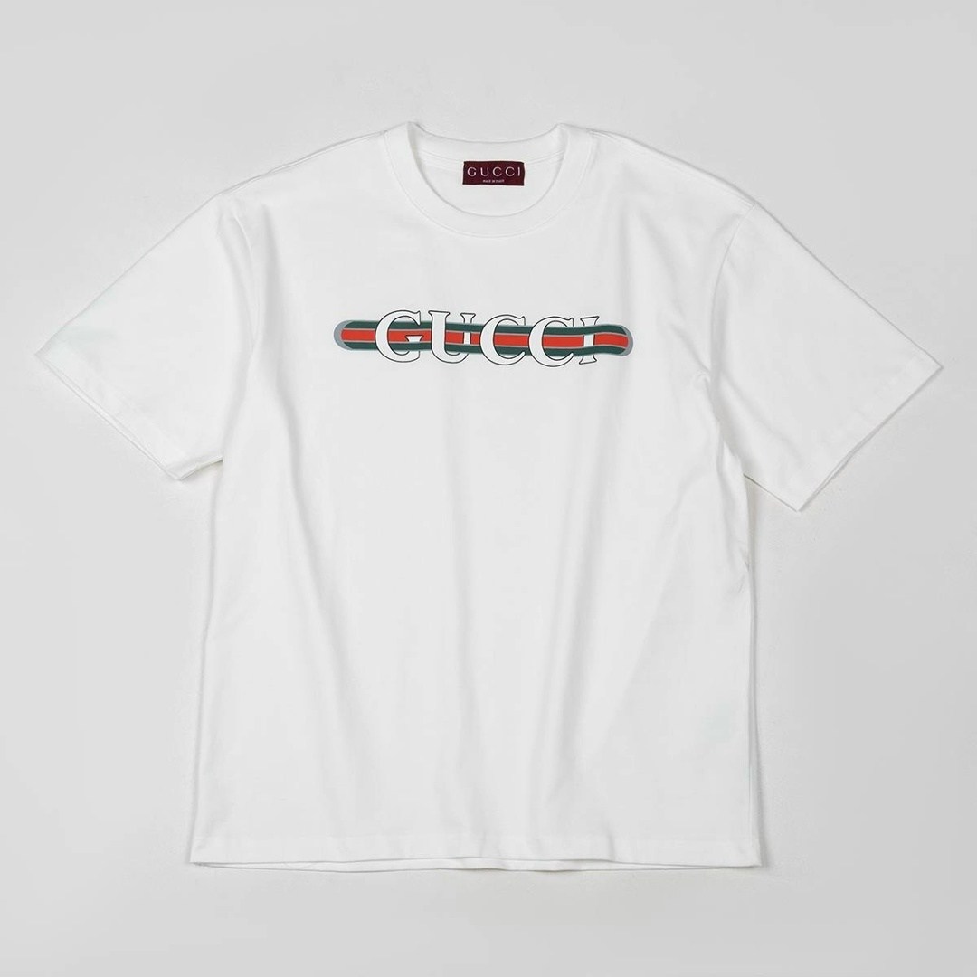 футболка из хлопкового джерси с логотипом gucci,gucci футболка,футболка из хлопкового джерси с логотипом,футболки гуччи,футболка с логотипом