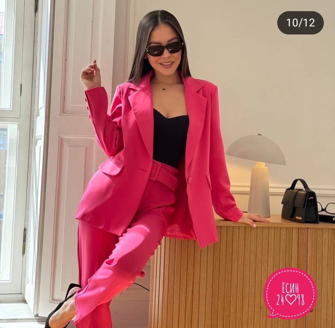 брючный костюм continental fashion 0211-07 фиолетовый,костюм женский фабрични пиджак классический с брюками,костюм continental fashion 0211-07 двойка жакет фиолетовый,брючный костюм фиолетовый,костюм