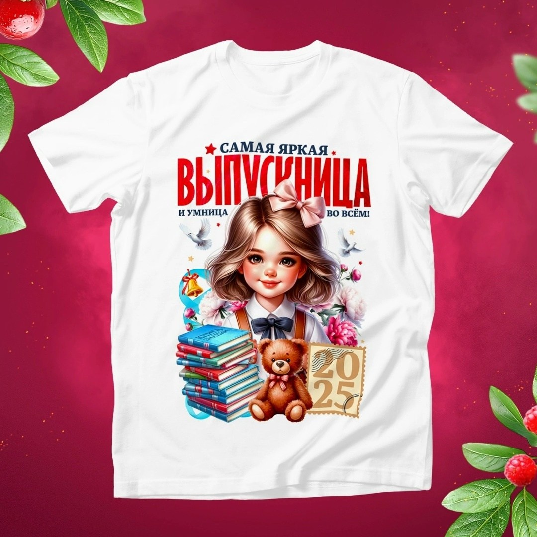 футболка выпускник начальной школы,футболка с принтом выпускник начальной школы,выпускник начальной школы 2025,футболки на выпускной,футболка для выпускников