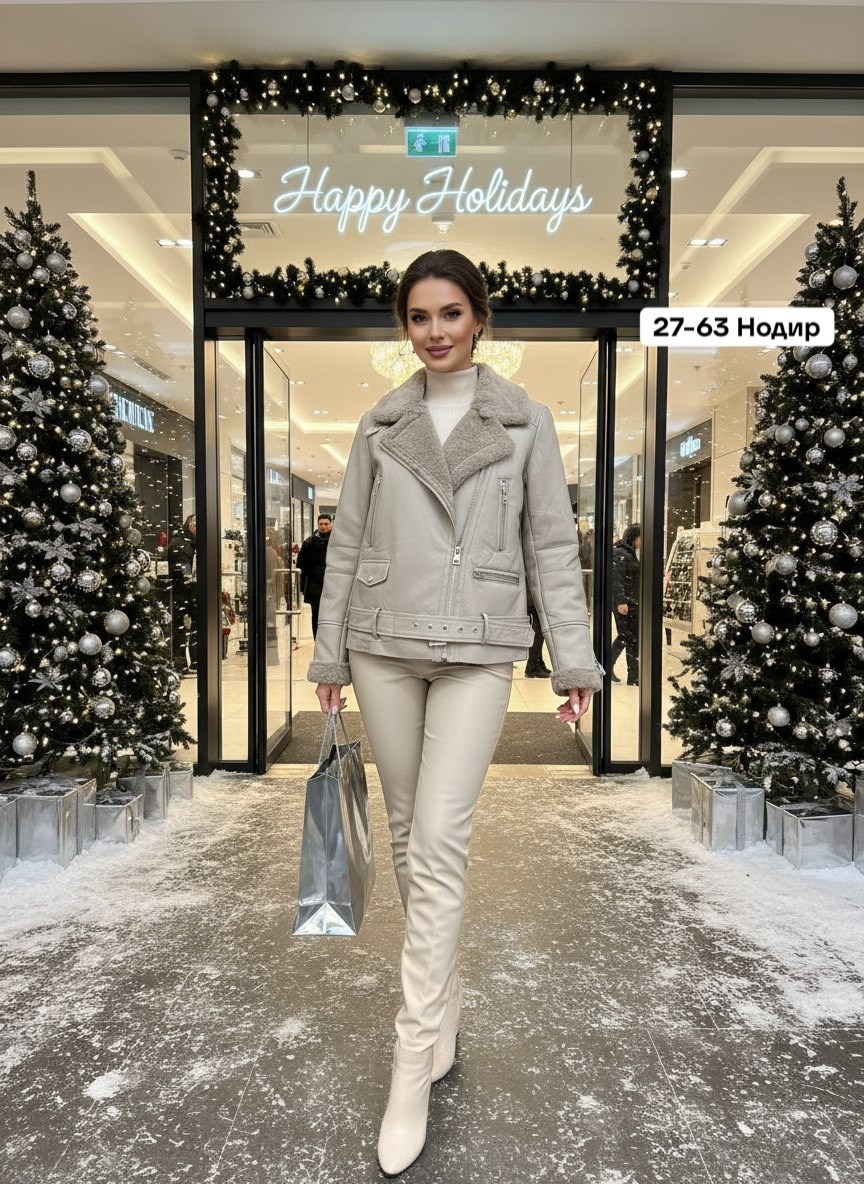 дубленка женская,дубленка женская e-lisman&zg,женская куртка,стильная дубленка,дубленка авиатор