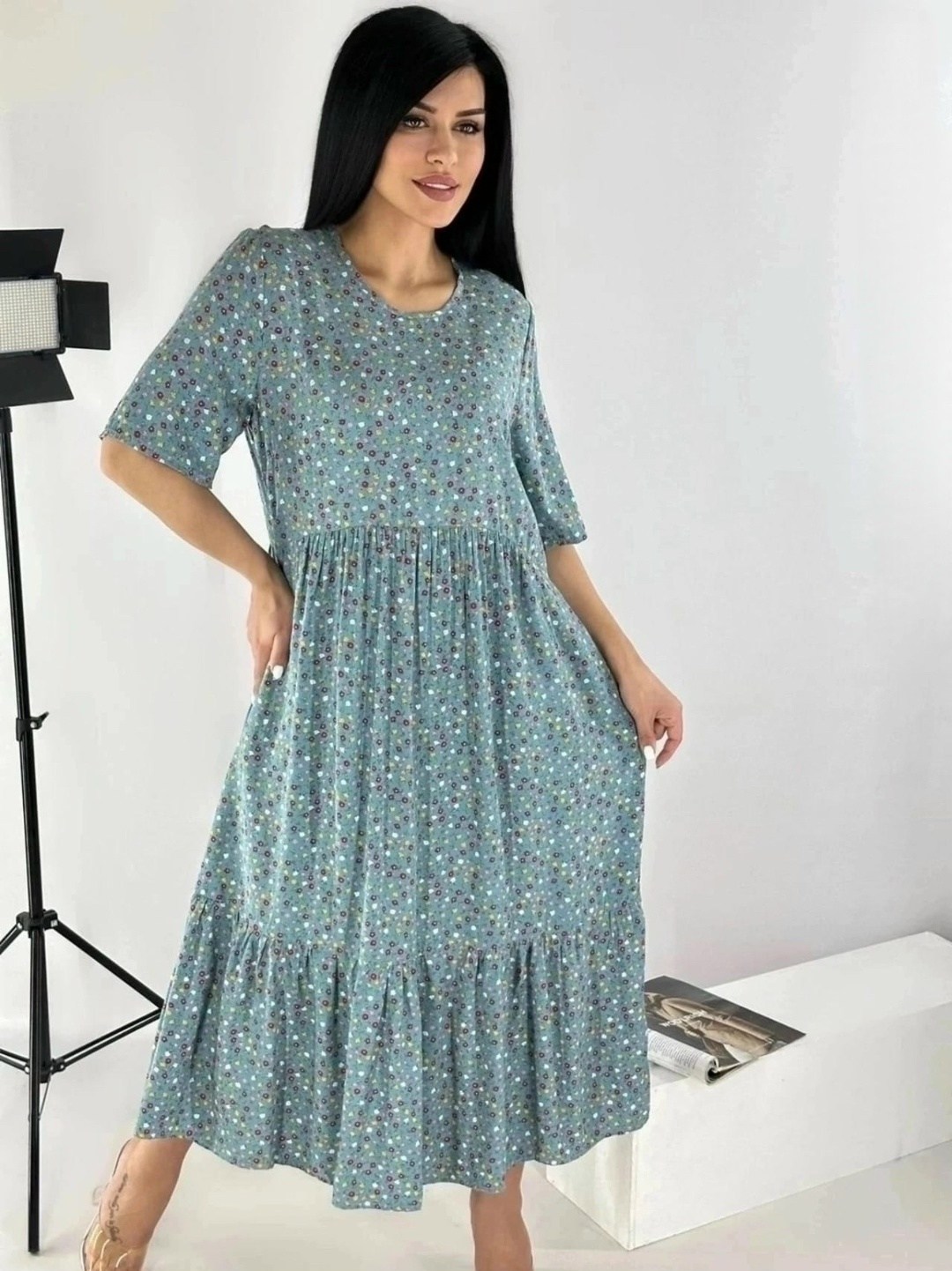 платье из штапеля легкое,платье летнее женское,платье штапель,платье свободное,платье свободного фасона