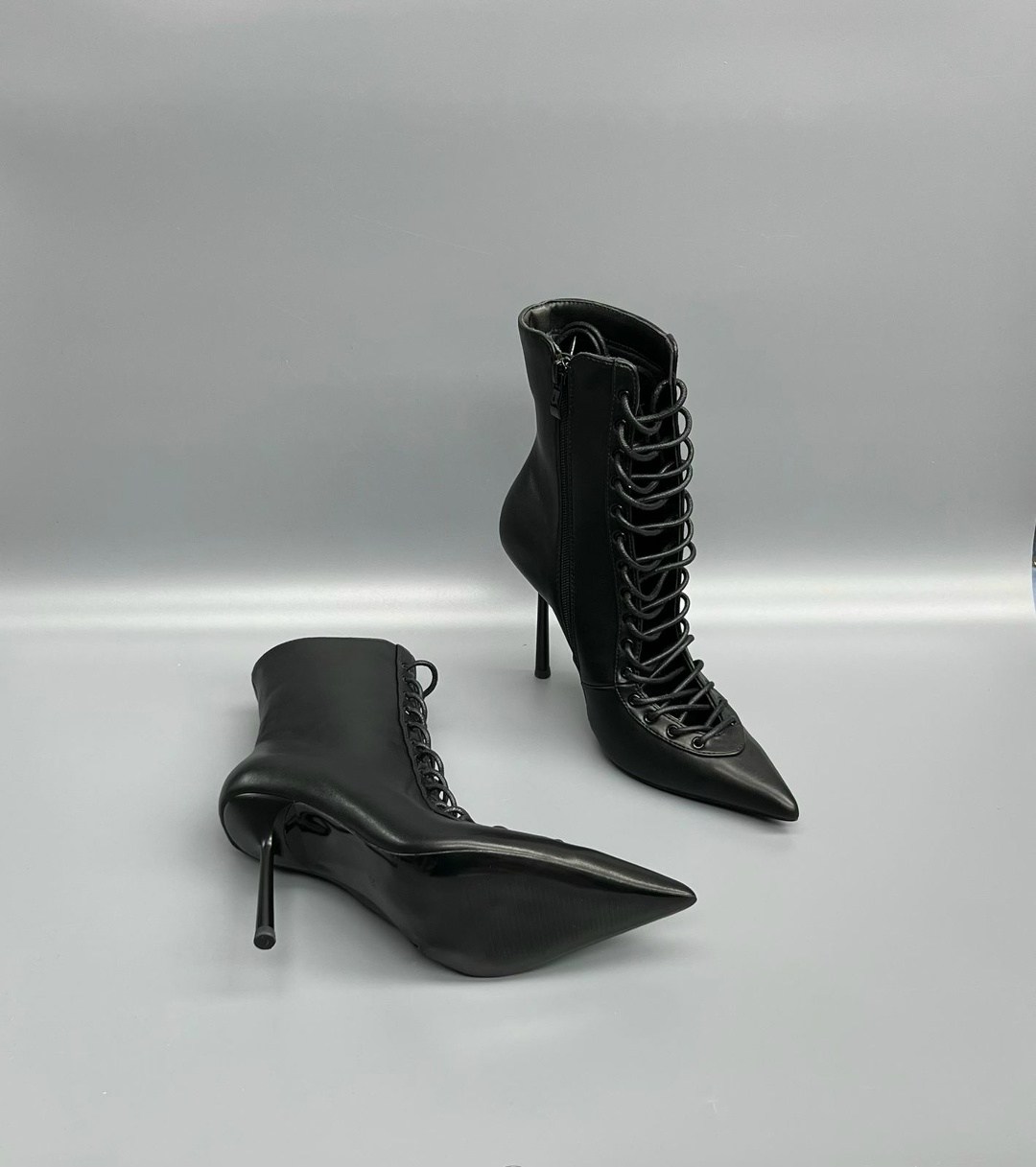 черные кожаные ботильоны jimmy choo,,женские ботильоны,кожаные ботильоны,женские сапоги