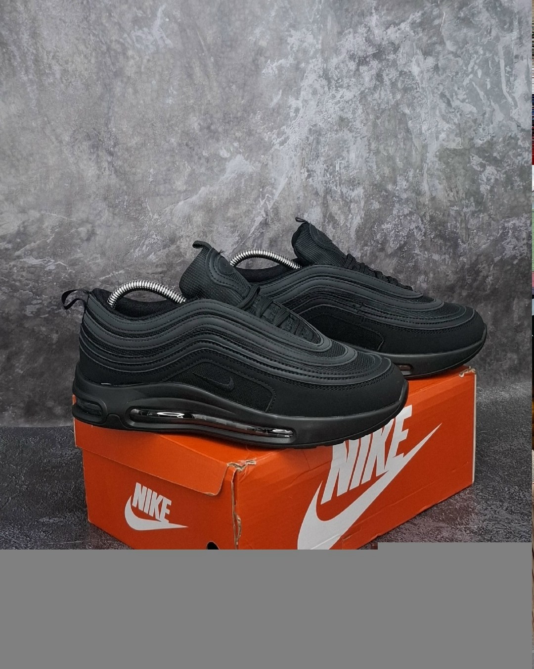 nike air max 97 black,nike air max 97 triple black,nike air max 97,кроссовки мужские nike air max 97,air max 97 black