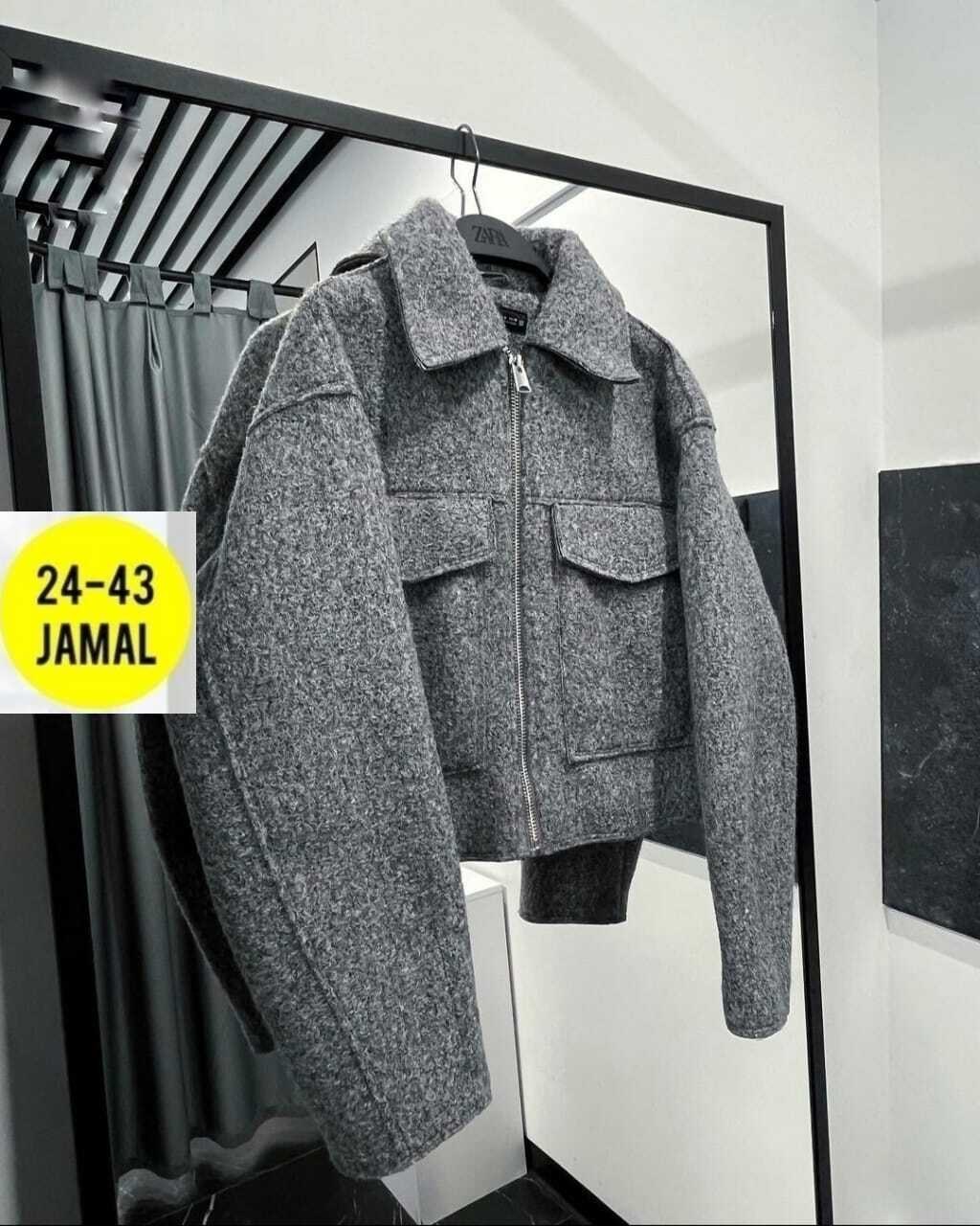 короткая куртка из букле zara серый,короткая куртка из букле zara,серая короткая шерстяная куртка пальто,шерстяная куртка,куртка пальто