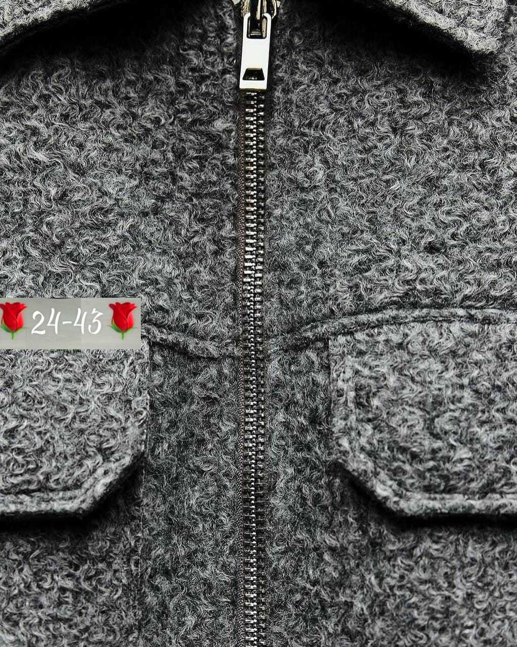 короткая куртка из букле zara серый,куртка женская,укороченная куртка букле zara v143906466 цвет: серый,куртка пальто,шерстяная куртка