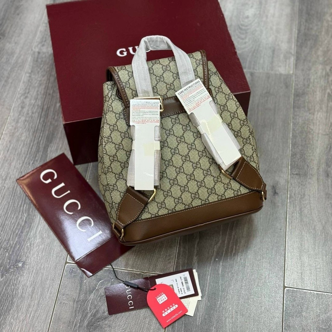 рюкзак gucci a123176 28/26/13 см коричнево-бежевый,рюкзак gucci,рюкзак женский gucci,рюкзак женский гуччи,рюкзак гуччи