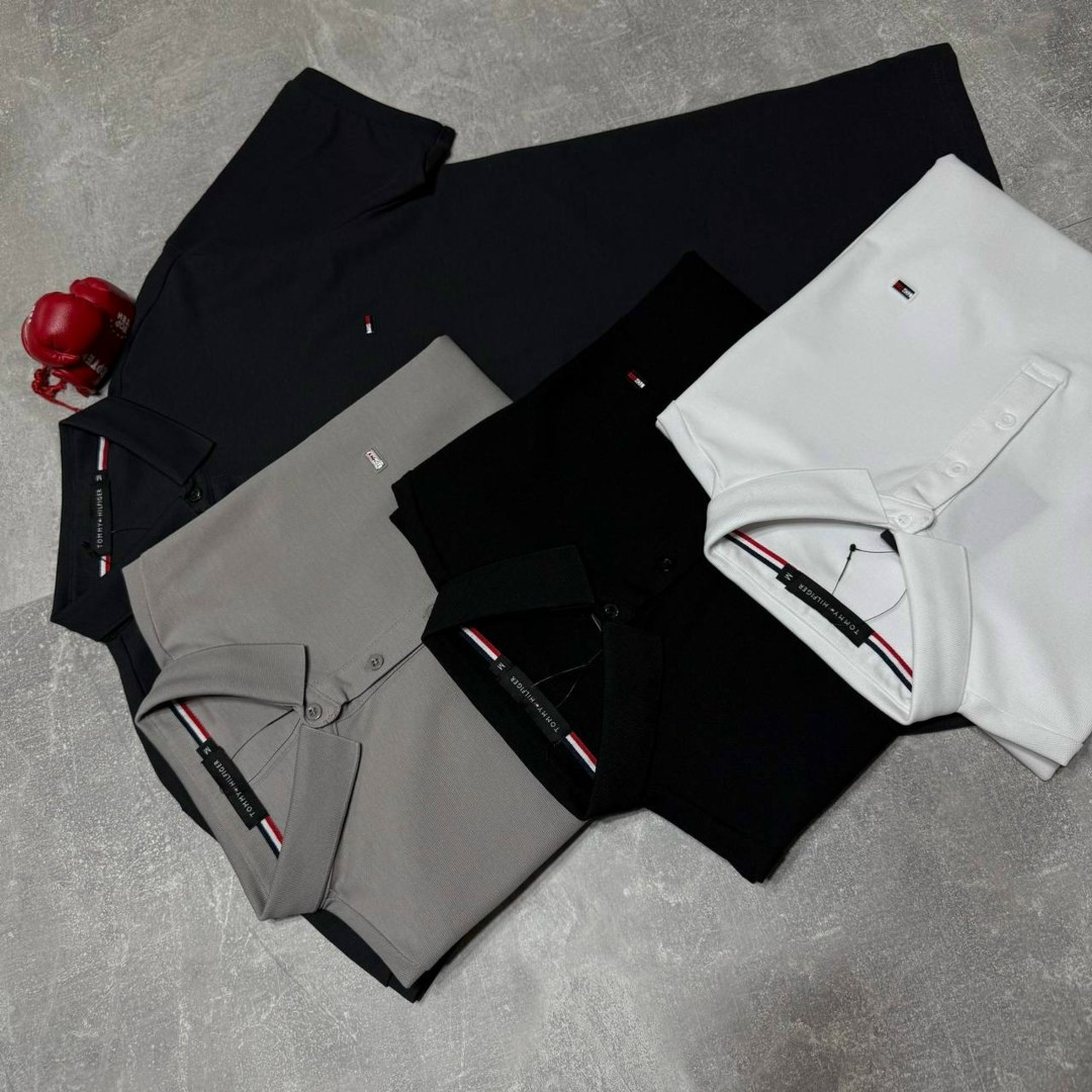 поло томми хилфигер серая,мужская футболка поло,мужская мода,поло tommy hilfiger,рубашка поло мужская