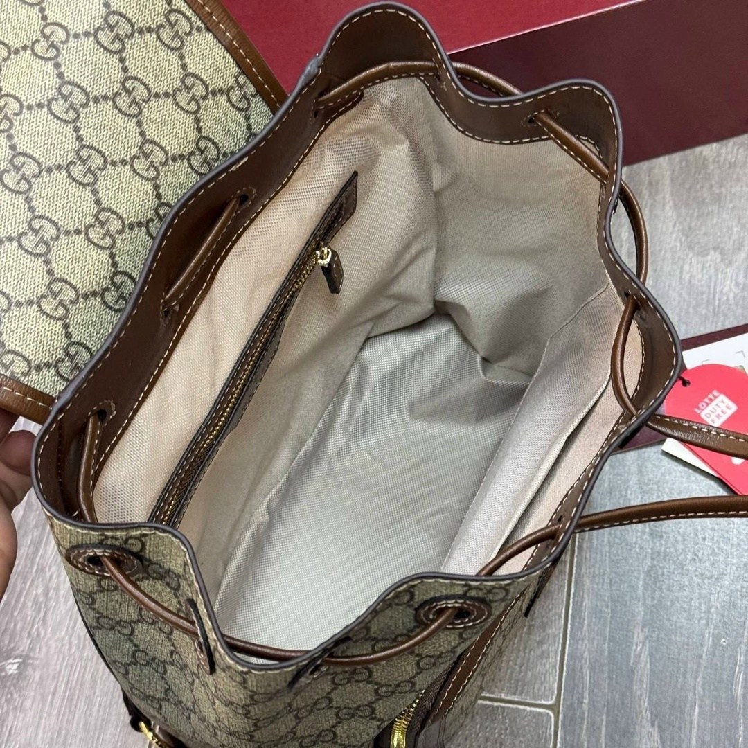 рюкзак gucci a123176 28/26/13 см коричнево-бежевый,рюкзак gucci,рюкзак женский gucci,рюкзак женский гуччи,рюкзак гуччи