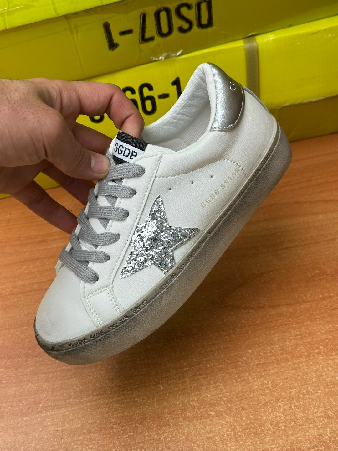 ,golden goose,кеды golden goose,кеды женские golden goose,женские кожаные кроссовки golden goose super-star premium - white / silver