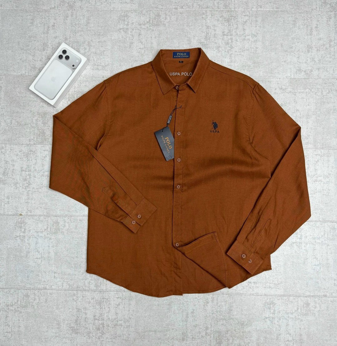 рубашка polo ralph lauren,рубашка бежевая,льняная рубашка,рубашка мужская,рубашка