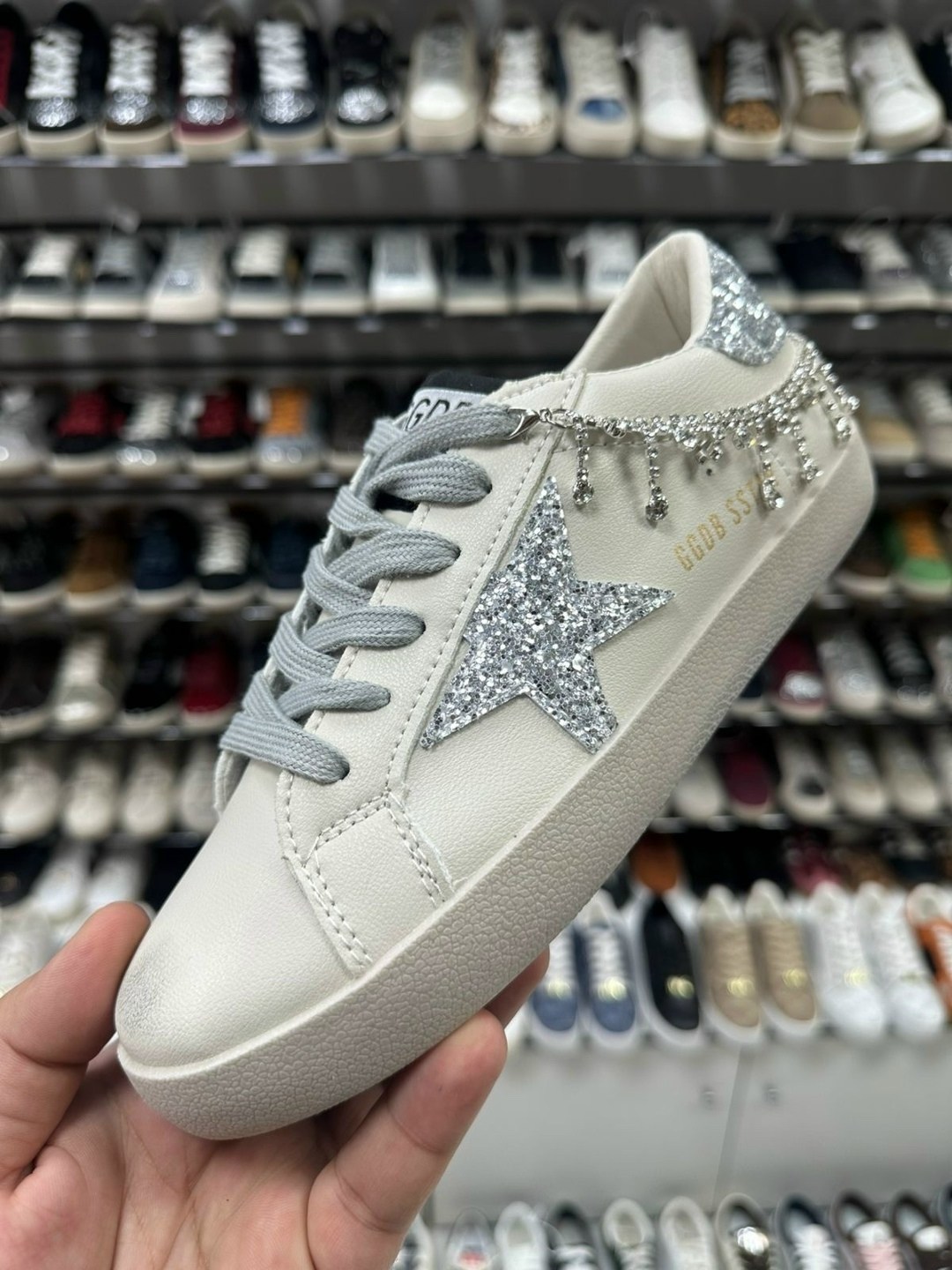 кеды golden goose,, женская,кеды golden goose женские с камнями,кеды golden goose женские