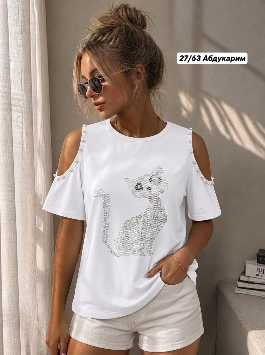 футболки женская,,модная блузка,футболка женская белая
