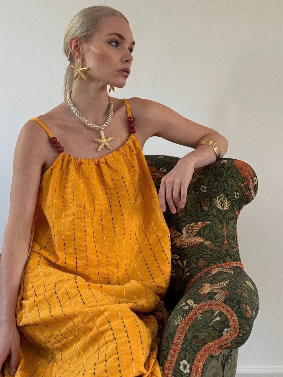 летние сарафаны,сарафан,женский летний сарафан,сарафан fashion,желтый сарафан