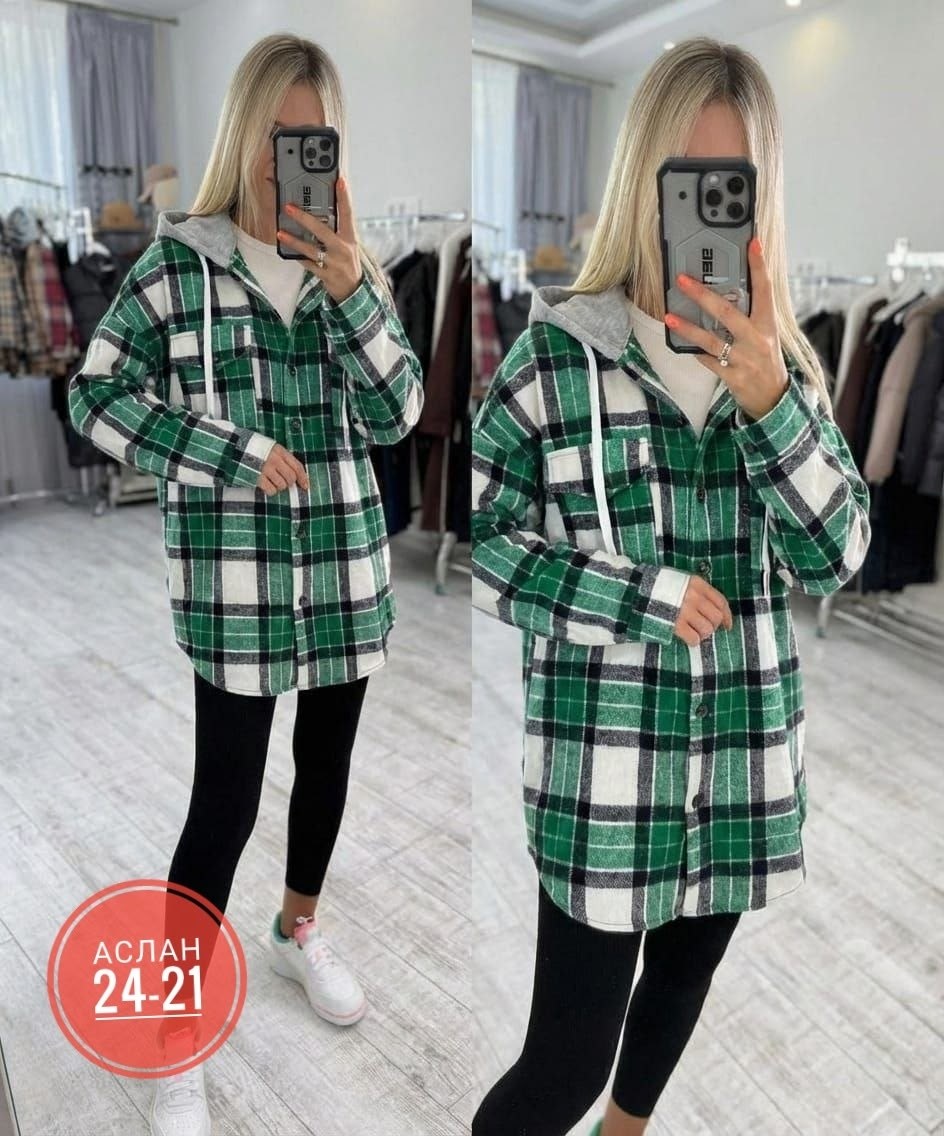 рубашка с капюшоном,рубашка женская,рубашка в клетку с капюшоном,рубашка женская теплая,рубашка теплая