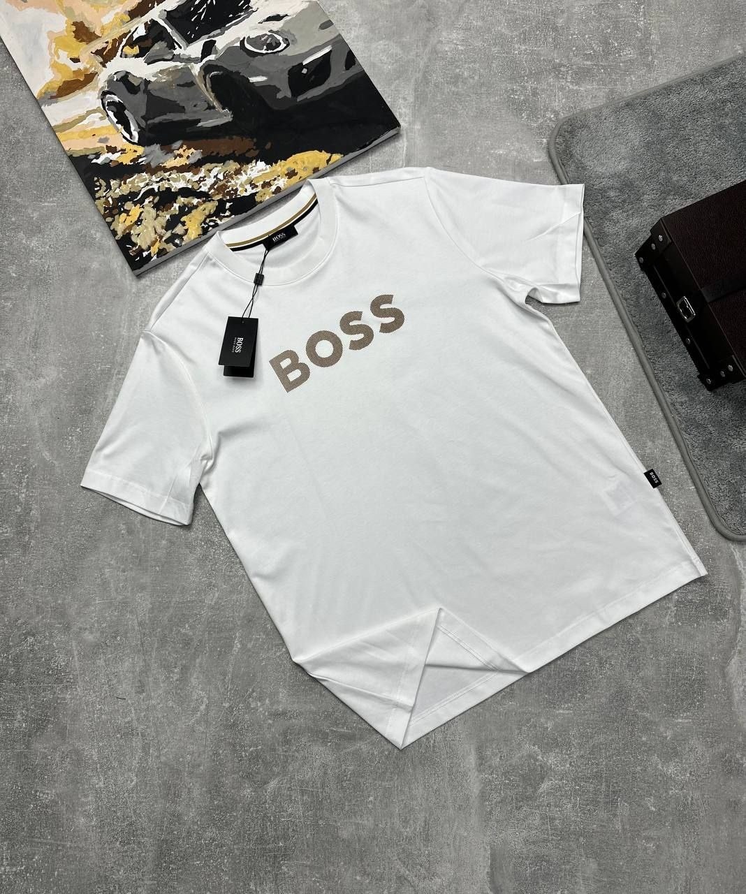 футболка мужская,мужские футболки hugo boss,футболки для мужчин,футболки брендовые,мужская белая футболка