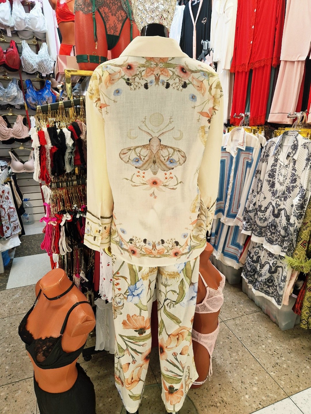 пижама женская,пижама для женщин,женские пижамные комплекты,комплект брючный,пижама с широкими брюками