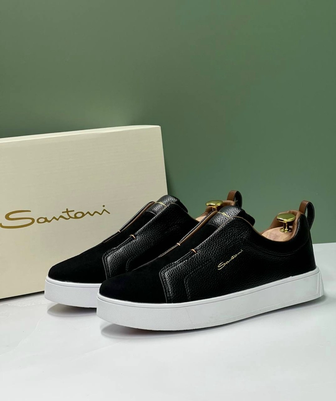 ,мужские слипоны,мужская ,santoni кроссовки,обуви