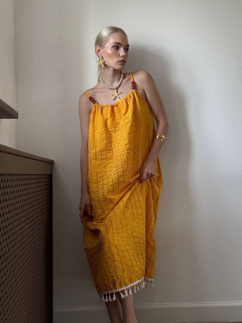 летние сарафаны,сарафан,женский летний сарафан,сарафан fashion,желтый сарафан