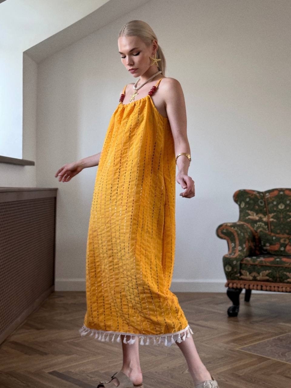 летние сарафаны,сарафан,женский летний сарафан,сарафан fashion,желтый сарафан