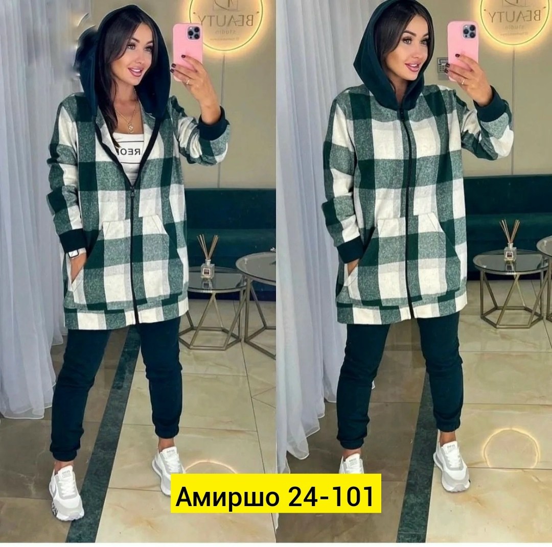 костюм женский,рубашка оверсайз теплая в клетку удлиненная amy store,теплый костюм,женский костюм на флисе,костюм женский ткань кашемир на флисе