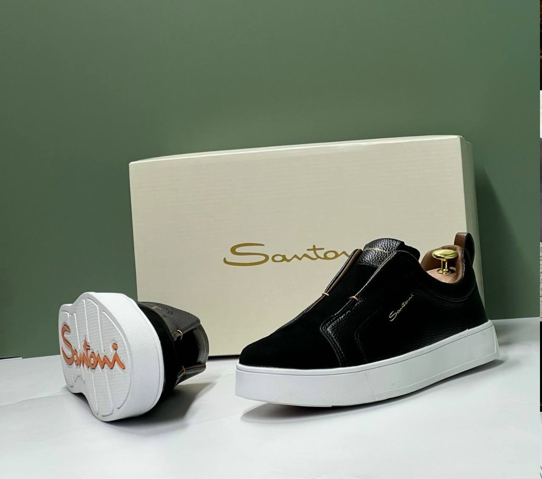 ,мужские слипоны,мужская ,santoni кроссовки,обуви