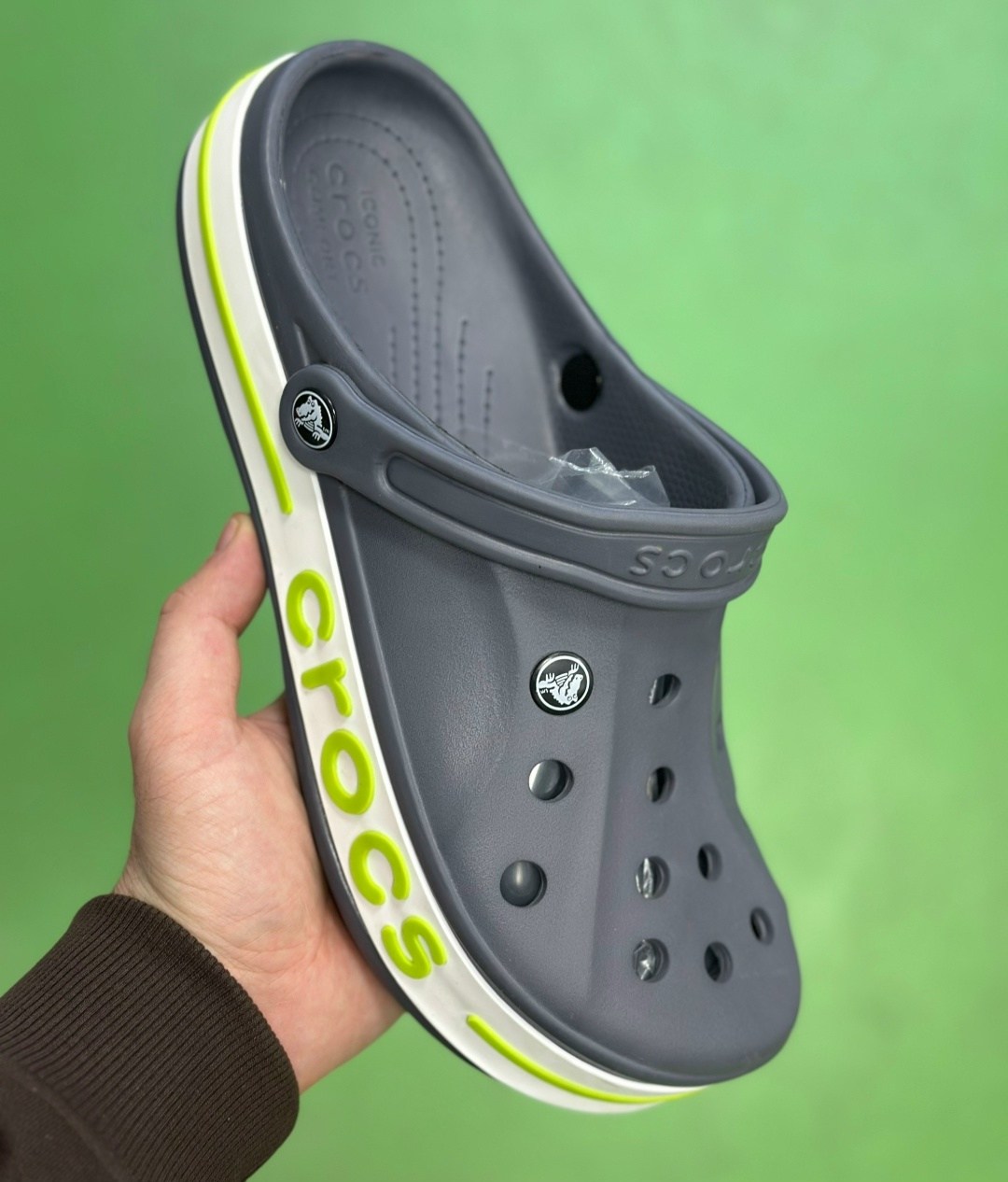 сабо crocs,сабо crocs мужские серые летние,сабо crocs bayaband,crocs classic clog,сабо crocs bayaband цвет серый