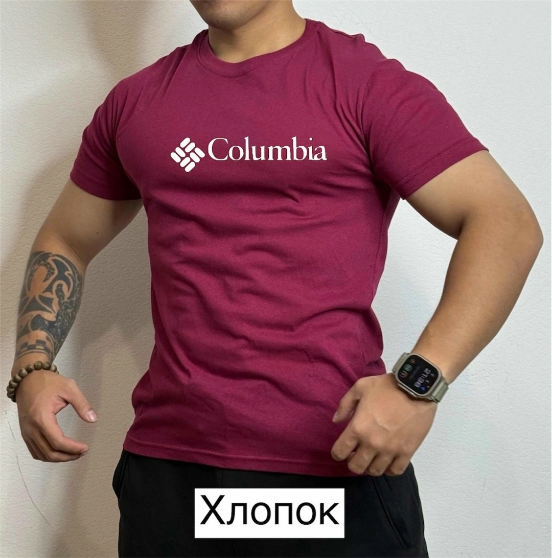 футболка мужская columbia,футболка columbia,футболка мужская базовая,футболки мужские,футболка мужская базовая однотонная
