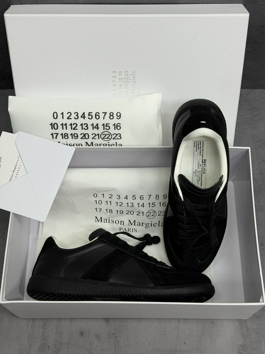 кроссовки maison margiela replica черный,maison margiela replica sneaker black,maison margiela replica black,кроссовки maison margiela replica "black",maison margiela 22 classic replica sneaker - blac