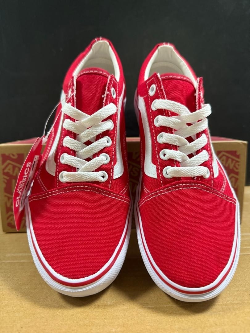 кеды ванс олд скул красные,вансы красные,кеды vans old school красные,кеды old skool vans,кеды больших размеров