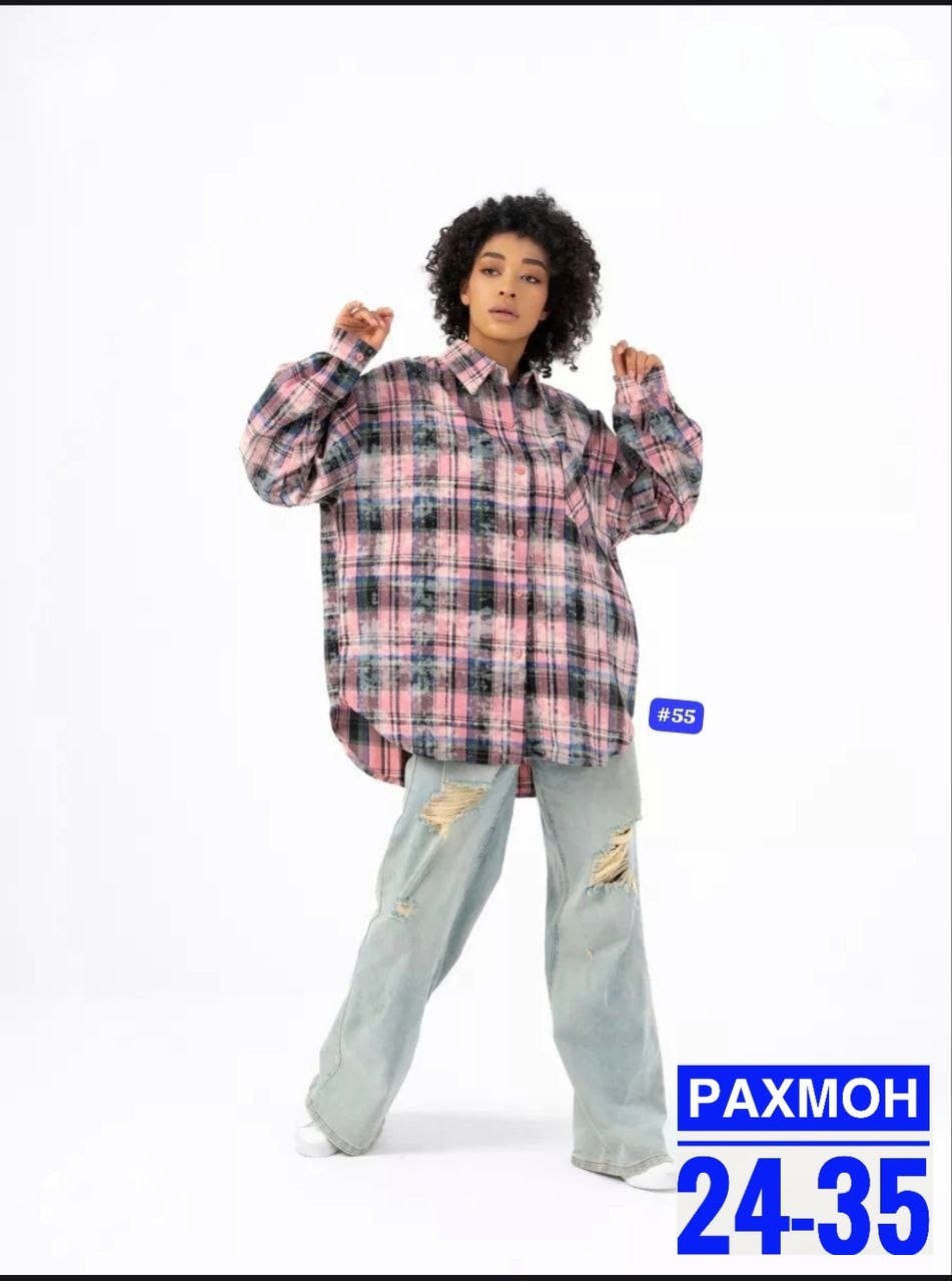 рубашка в клетку оверсайз dd moda,женская рубашка,рубашка в клетку,рубашка,женская рубашка в клетку