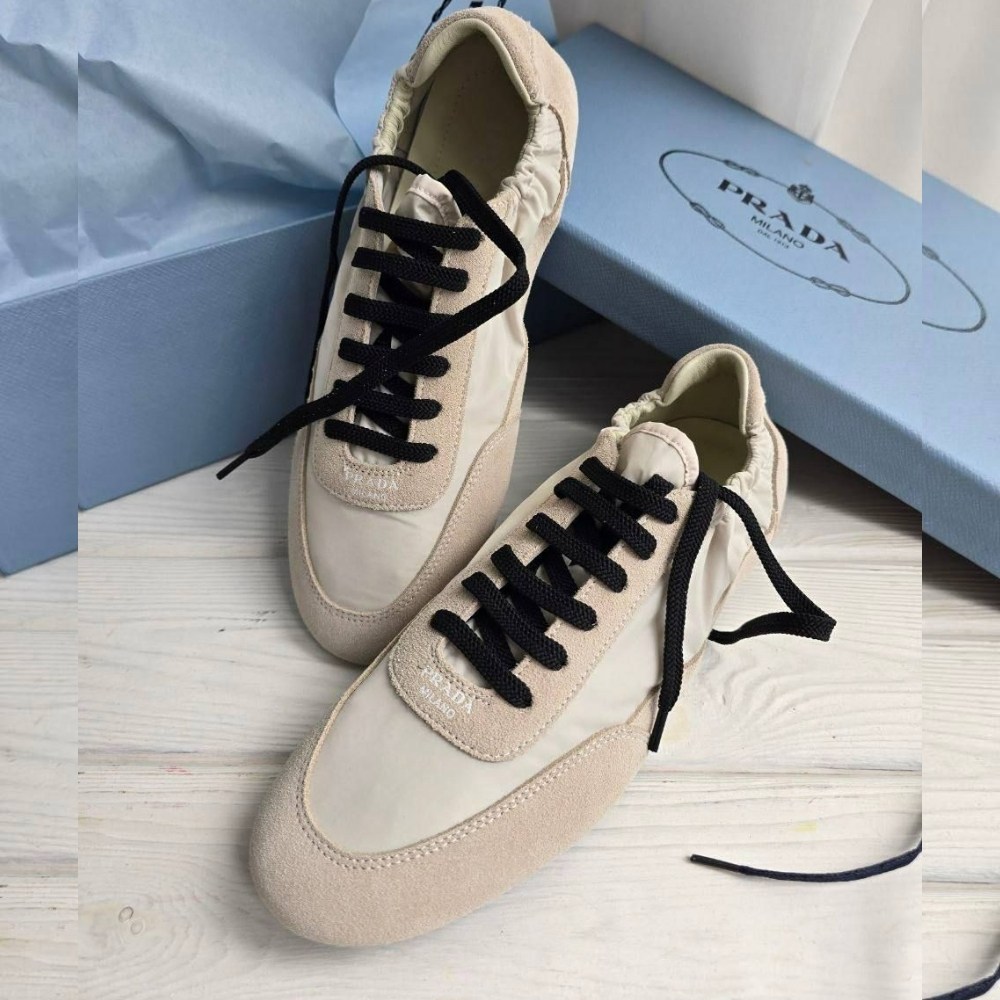 ,кроссовки prada,кроссовки женскиe,бежевые кеды,женская