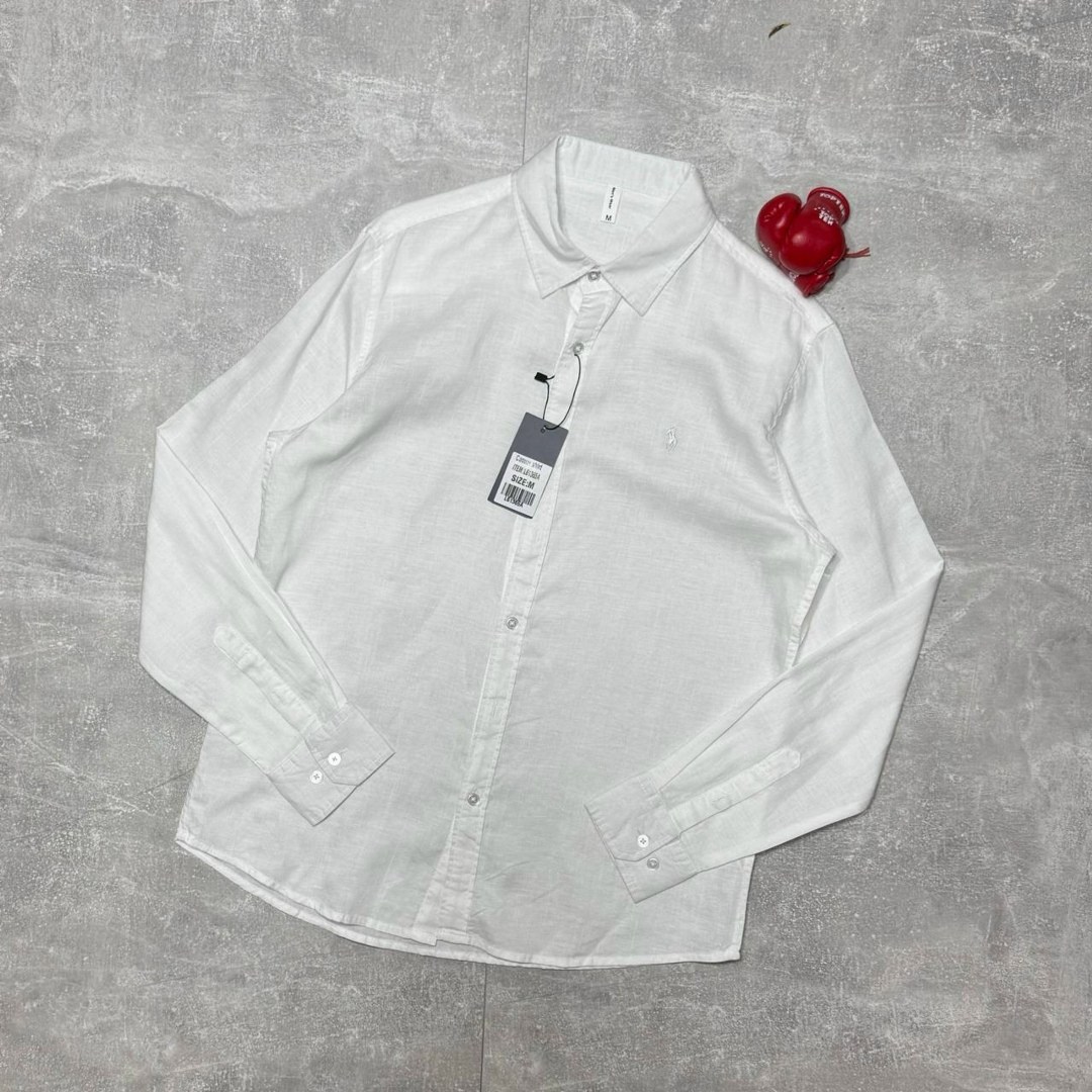 повседневная рубашка,рубашка,рубашка классического кроя из шамбре polo ralph lauren на пуговицах спереди, синий,мужская повседневная рубашка,однотонная рубашка