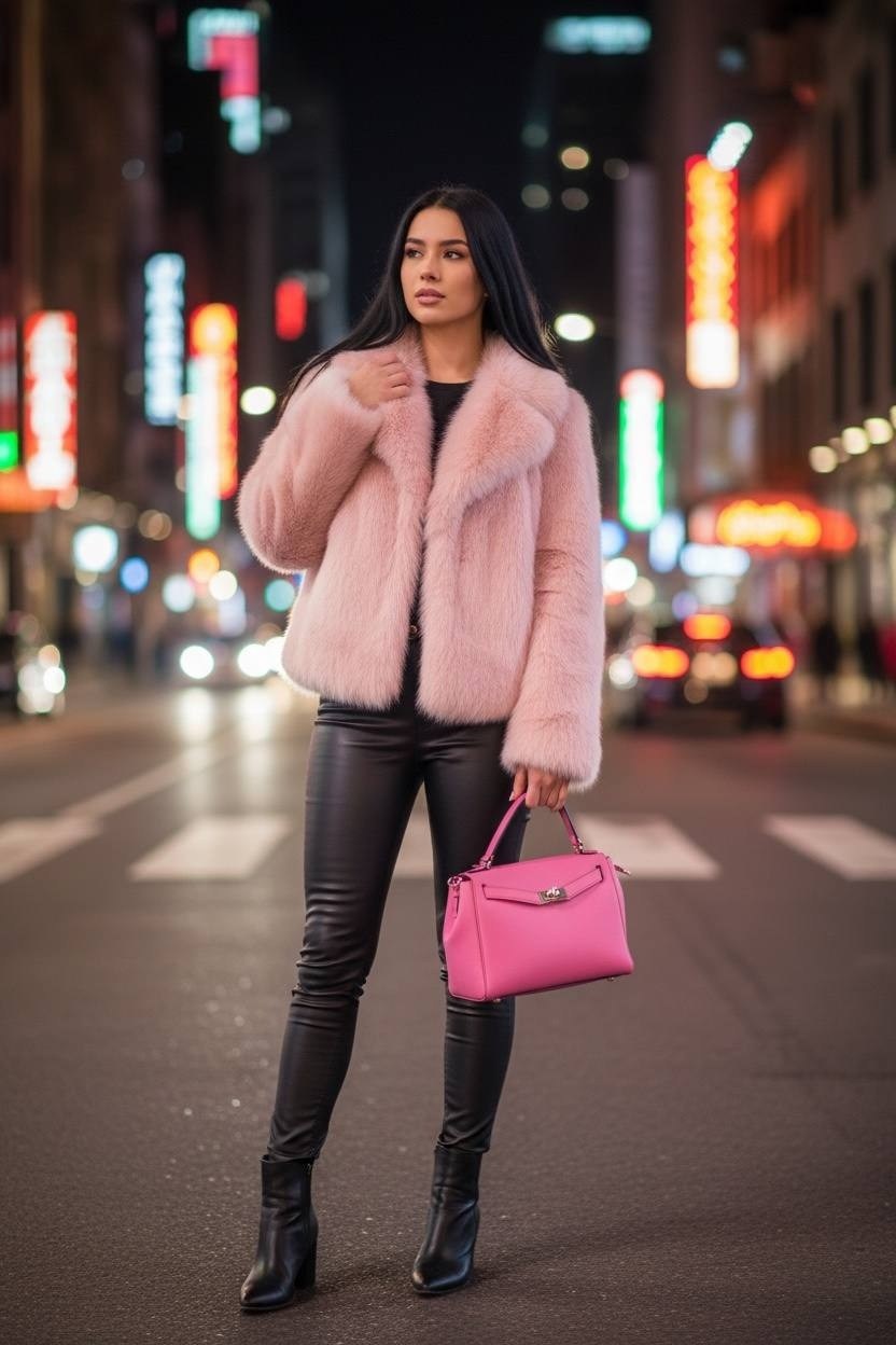 розовая шуба,pink fur coat,модные розовые шубки,модная шуба,розовая шубка