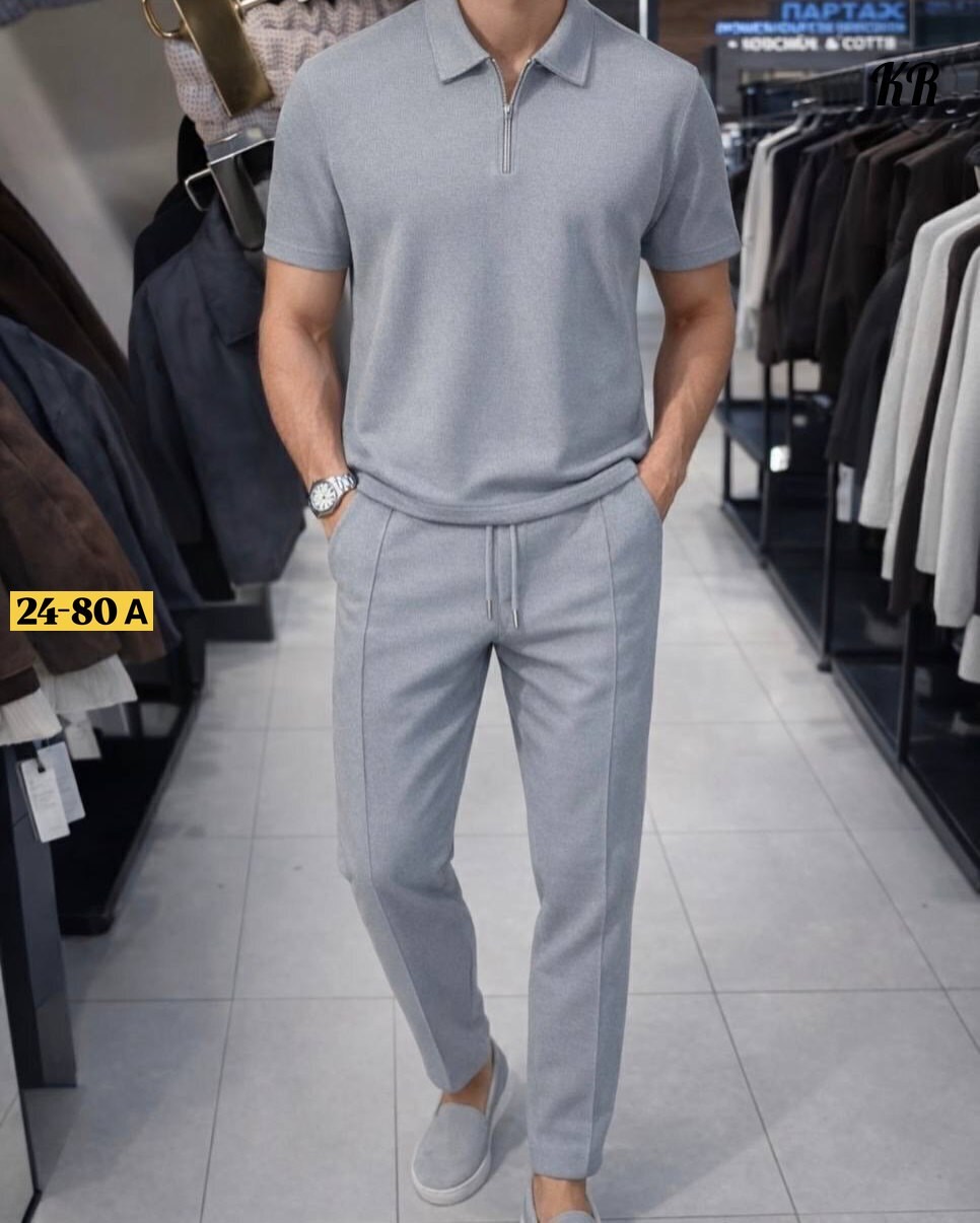 костюм брючный с поло футболкой martin wear 420739162,мужские спортивные костюмы,костюм летний мужской,мужская мода,стильный костюм мужской