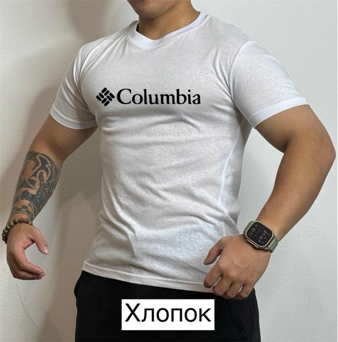 футболка мужская columbia,футболка columbia,футболка мужская базовая,футболки мужские,футболка мужская базовая однотонная