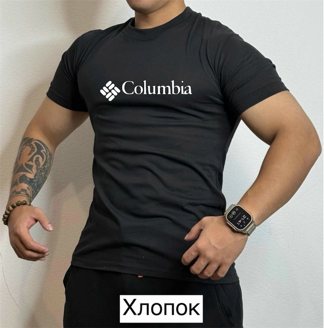 футболка мужская columbia,футболка columbia,футболка мужская базовая,футболки мужские,футболка мужская базовая однотонная