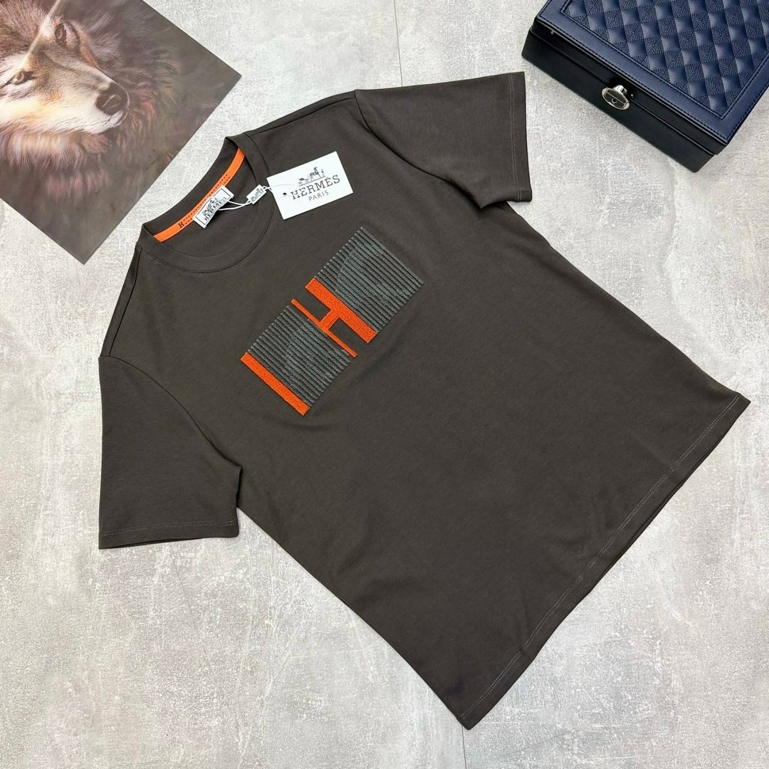 мужская футболка,футболка,футболка hermes,футболки для мужчин,футболки брендовые