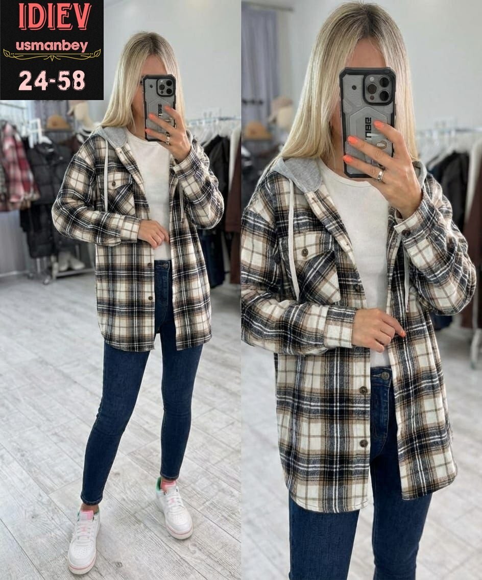рубашка с капюшоном,рубашка женская,женский костюм,рубашка в клетку с капюшоном,костюм женский рубашка