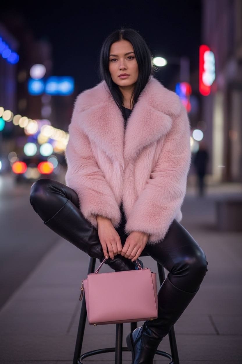 розовая шуба,pink fur coat,модные розовые шубки,модная шуба,розовая шубка
