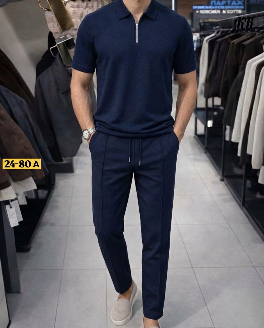 костюм брючный с поло футболкой martin wear 420739162,мужские спортивные костюмы,костюм летний мужской,мужская мода,стильный костюм мужской