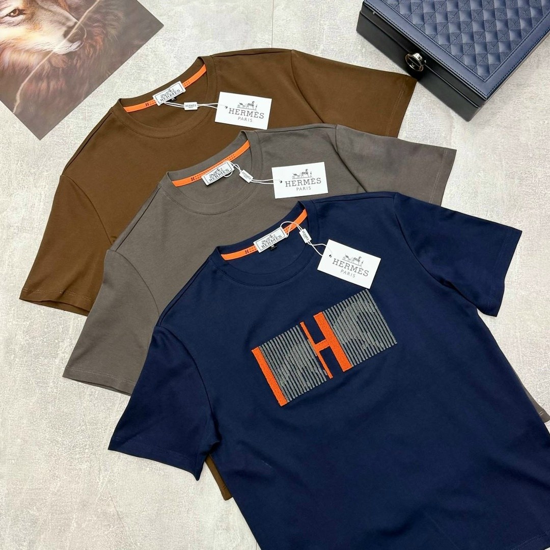 мужская футболка,футболка,футболка hermes,футболки для мужчин,футболки брендовые