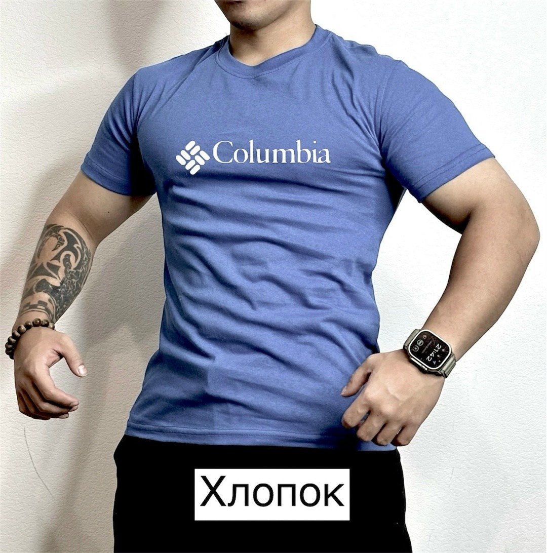 футболка мужская columbia,футболка columbia,футболка мужская базовая,футболки мужские,футболка мужская базовая однотонная