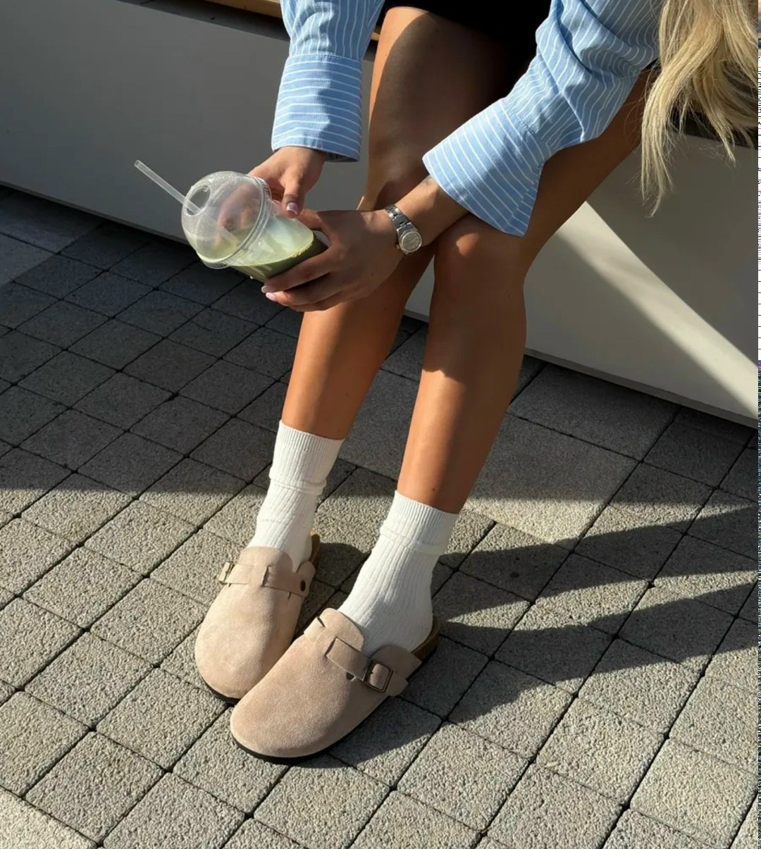 ,замшевые мюли,сабо birkenstock,birkenstock boston,шлепанцы женские