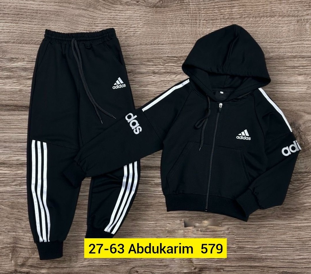 комплект костюм,черный спортивный костюм adidas 2x2,костюм детский,детские костюмы,детский костюм адидас