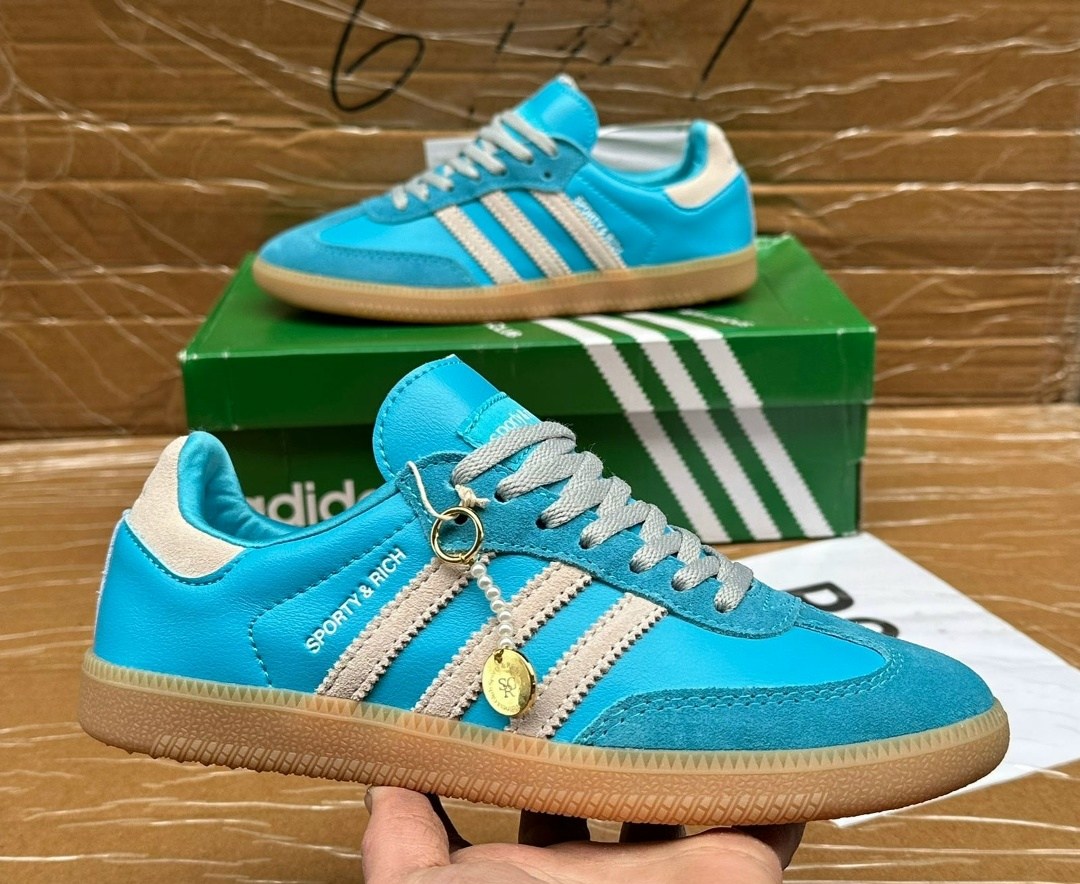 ,кроссовки adidas,кроссовки adidas samba argentina,samba sporty rich adidas голубые,кроссовки adidas samba